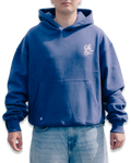 Vintage Racing Team - Navy Blue Hoodie