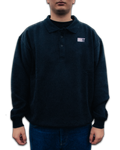 RACING LINE - Black Polo Sweater