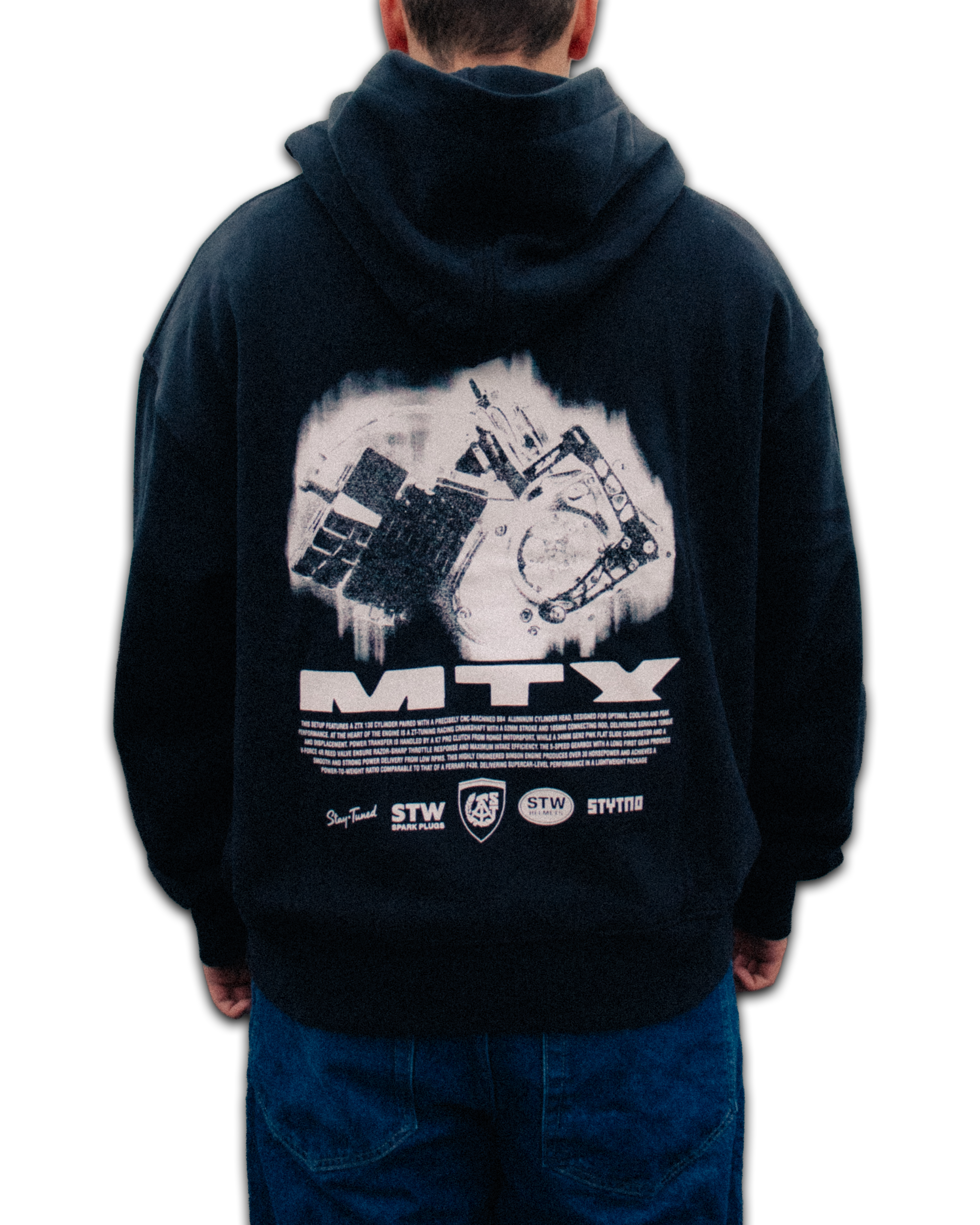 SCUDERIA MTX - Black Hoodie