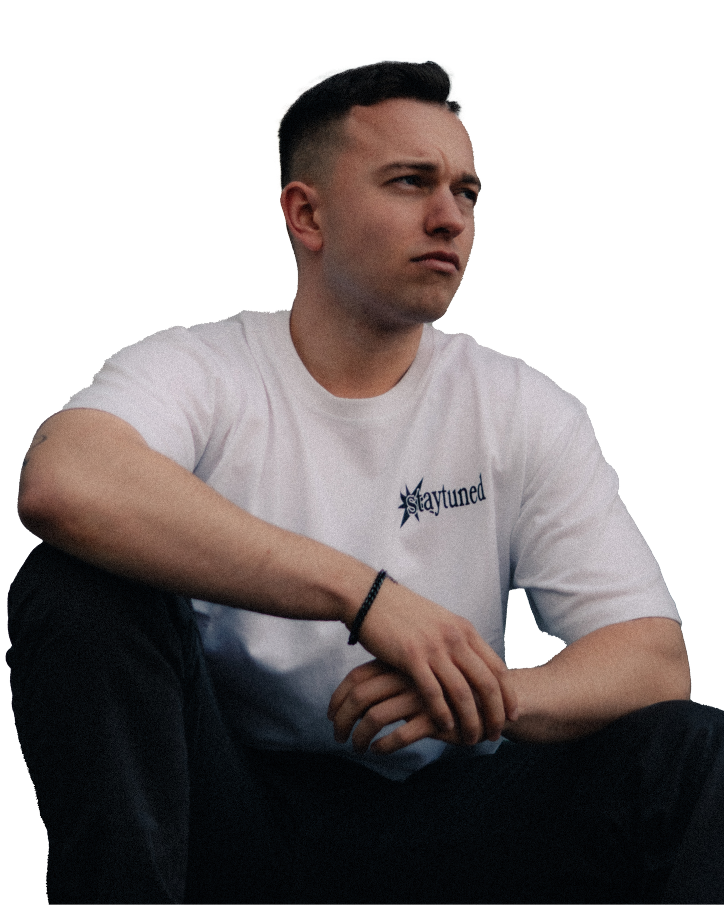 NEVER NOT RACING - White T-Shirt